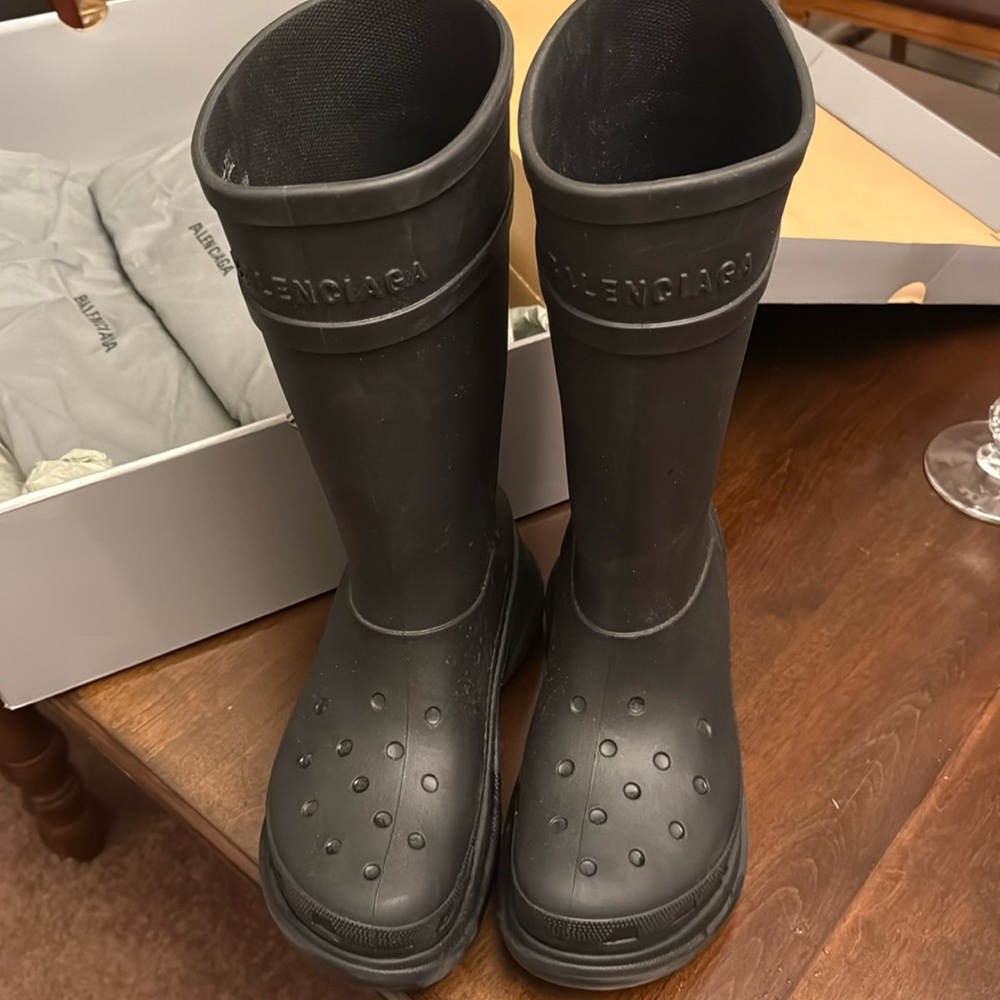 Balenciaga Rubber Rain Boots